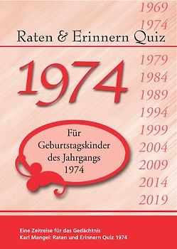 Raten und Erinnern Quiz 1974