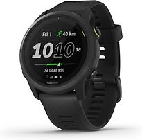 Garmin Forerunner 745 noir et bracelet en silicone noir