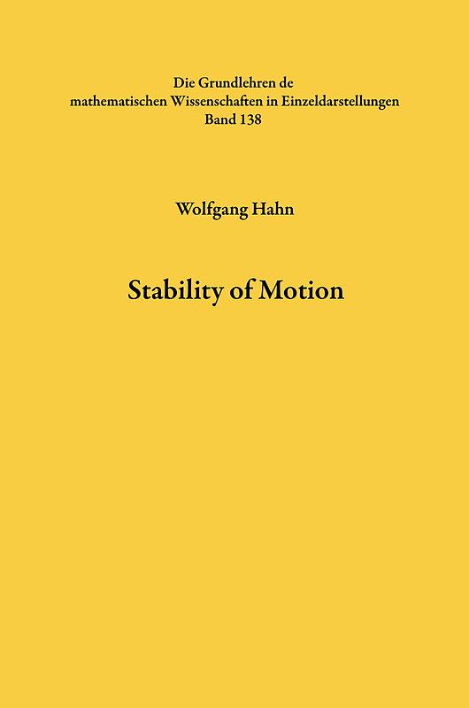 Stability of Motion