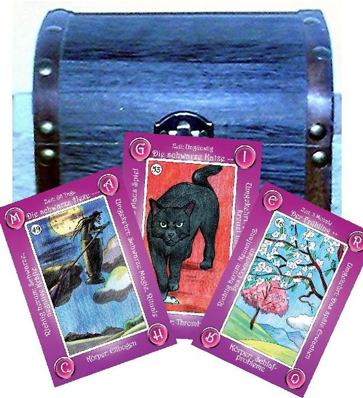 56 Geja Lenormandkarten + Schutzschatulle, Klein