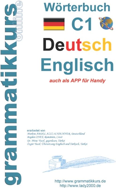 Wörterbuch C1 Deutsch - Englisch
