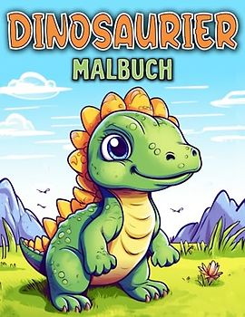 Dinosaurier Malbuch: 50 Einzigartig Dinosaurier Ausmalbilder für Kinder im Alter 4-8 Jahren, Malbuch für Dinosaurier Enthusiasten, Erkunde eine prähistorische Welt durch Farben