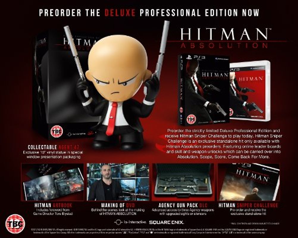 Hitman: Absolution [Deluxe professional Edition inkl. Artbook, Making of DVD und Sammelfigur, Internationale Version] PlayStation 3
