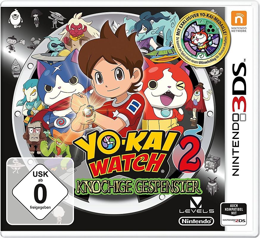 Yo-Kai Watch 2: Knochige Gespenster  [inkl. Medaille] Nintendo 3DS