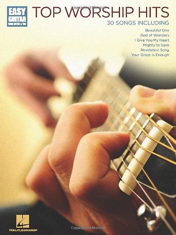 Top Worship Hits: Easy Guitar with Notes & Tab