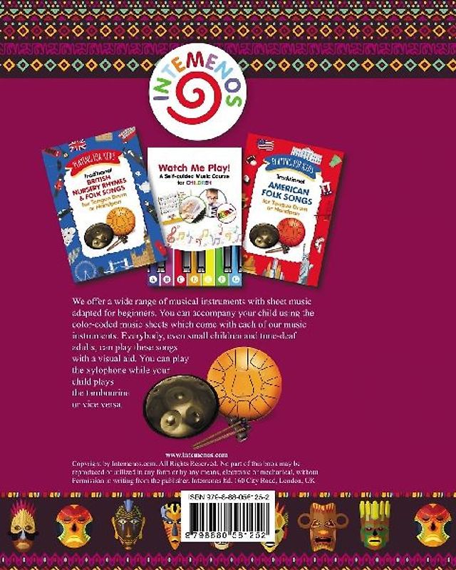 Xylophone, Glockenspiel, Bells for Beginner Adults. 45 Traditional African Songs
