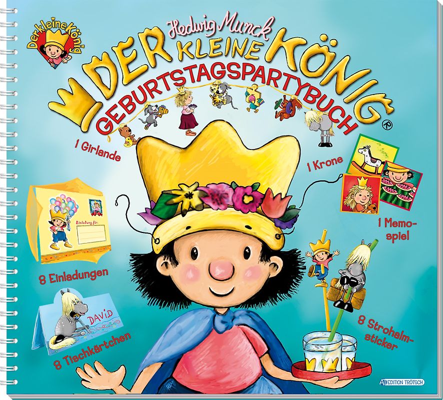 Geburtstags-Partybuch "Der kleine König"