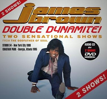 James Brown - Double Dynamite! Two Sensational Shows (DVD + Audio-CD, CD-Package)