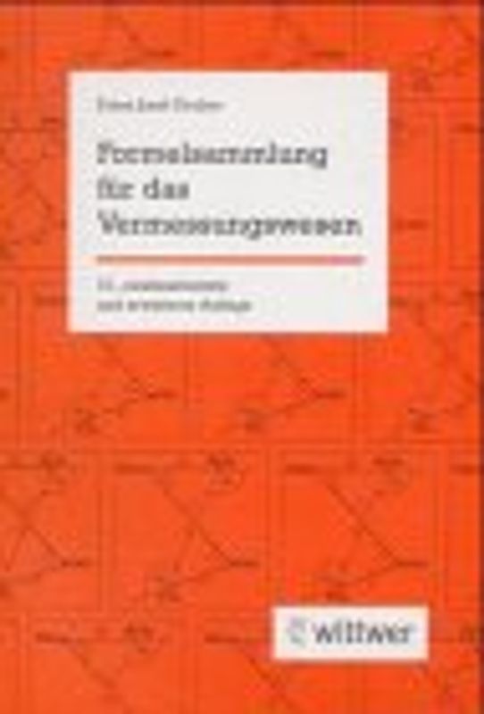 Formelsammlung für das Vermessungswesen