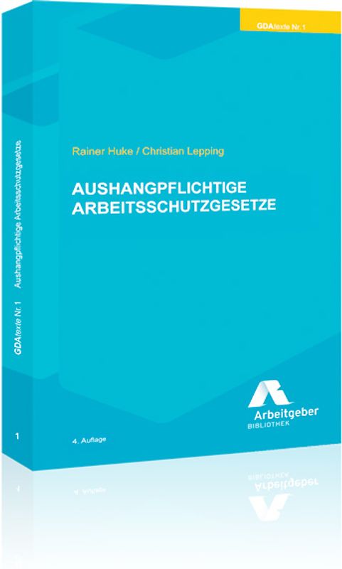 Aushangpflichtige Arbeitsschutzgesetze