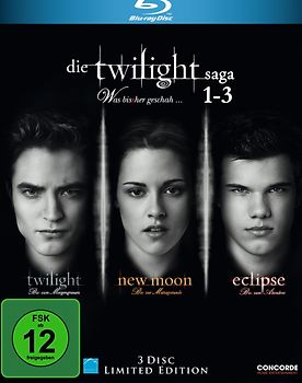 Die Twilight Saga 1-3 [3-Disc Limited Edition] Blu-ray Disc