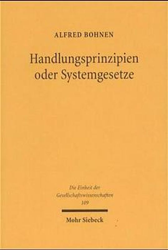 Handlungsprinzipien oder Systemgesetze
