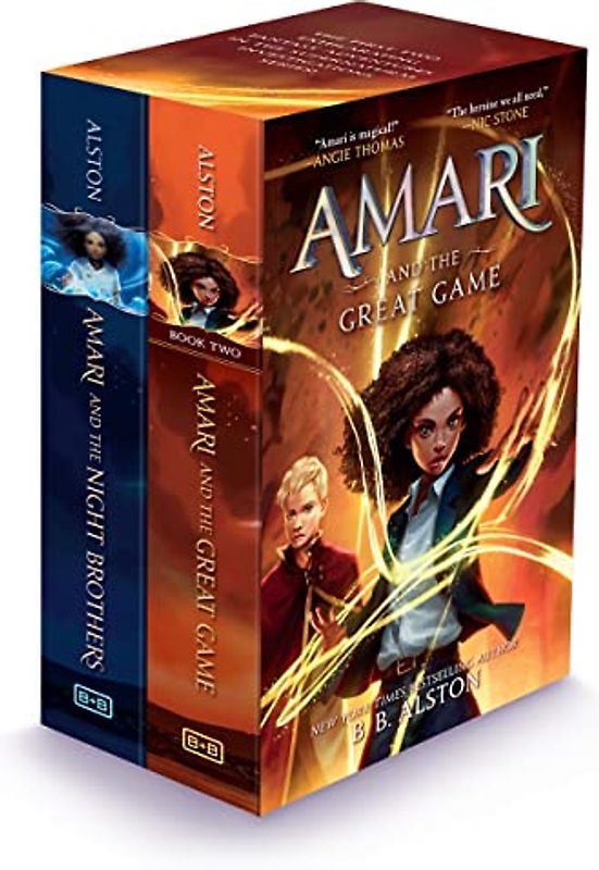 Amari 2-Book Hardcover Box Set: Amari and the Night Brothers, Amari and the Great Game (Supernatural Investigations)