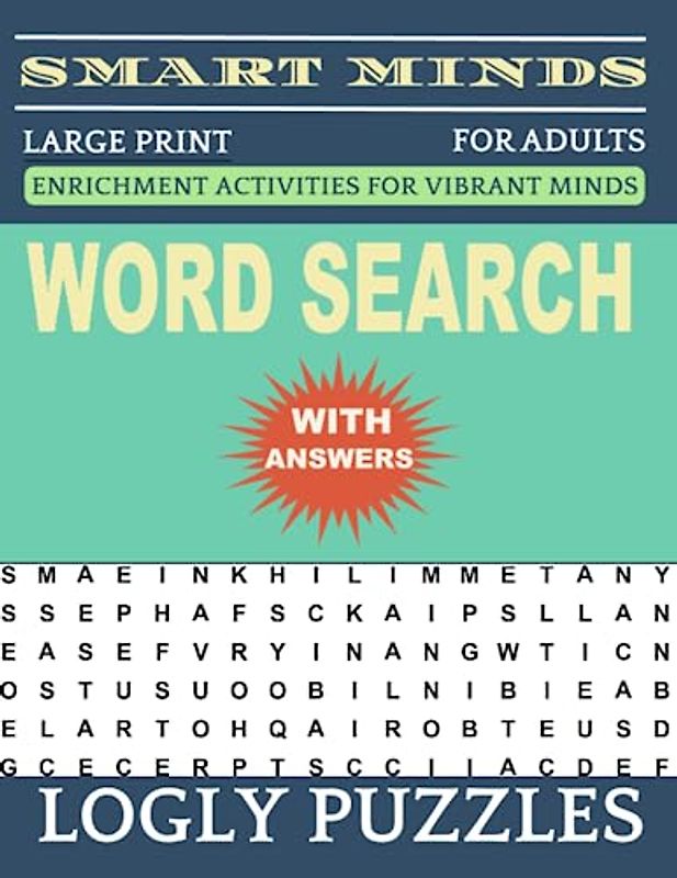 Word Search Book Large Print for Adults: 2400+ words New Fun and Relaxing Puzzles Book for Adults & Seniors with Answers Key