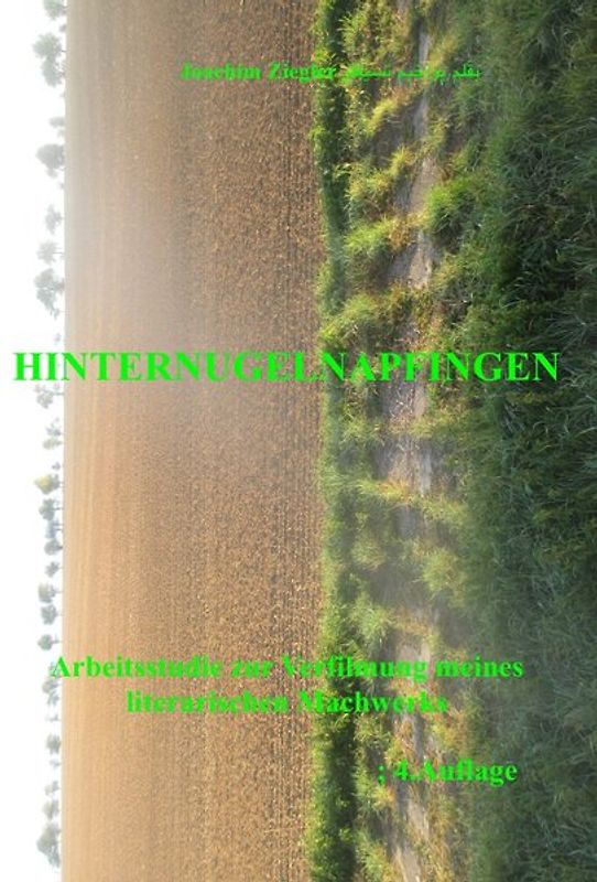 Hinternugelnapfingen Arbeitsstudie zur Verfilmung meines literarischen Machwerks; 3.Auflage