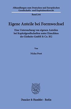 Eigene Anteile bei Formwechsel