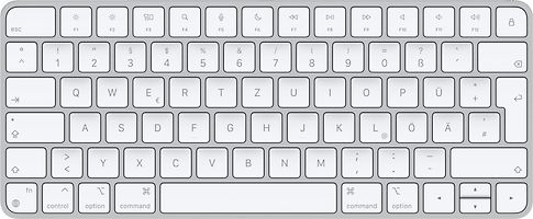 Apple Magic Keyboard 4 [deutsches Tastaturlayout, QWERTZ]