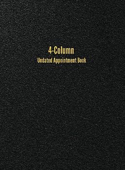 4-Column Undated Appointment Book