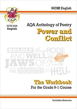 GCSE English Literature AQA Poetry Workbook: Power & Conflict Anthology (includes Answers)