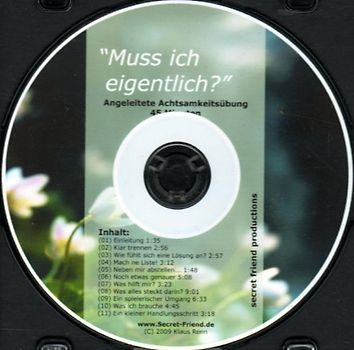 Muss ich eigentlich? Audio-CD.