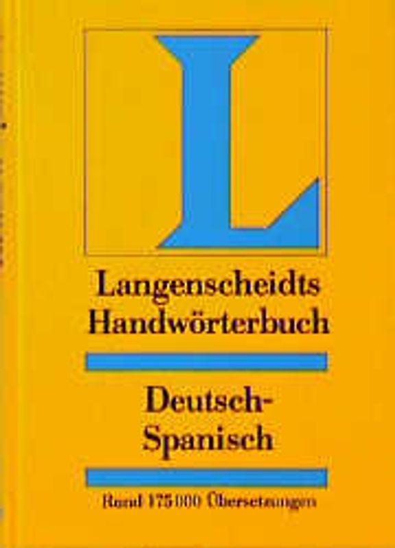 Langenscheidt Handwörterbücher. Deutsch-Spanisch