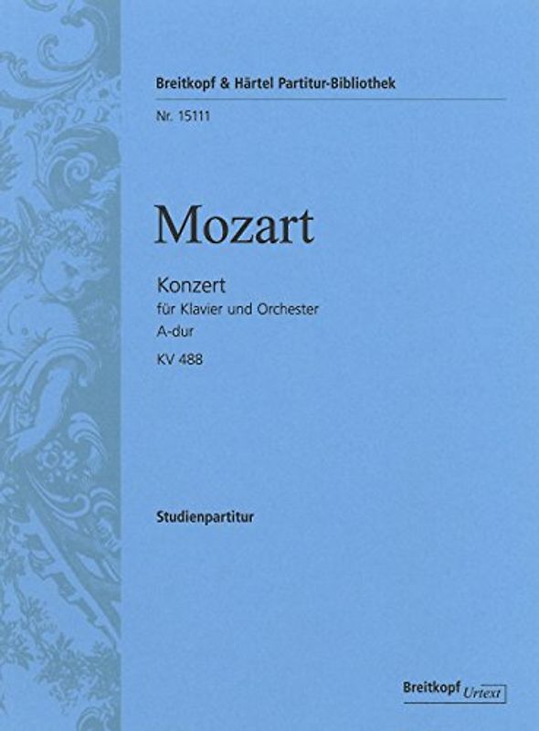 Klavierkonzert C-dur KV 467 - Breitkopf Urtext - Studienpartitur (PB 15110)