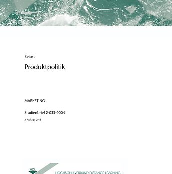 Produktpolitik