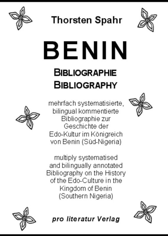Benin - Bibliographie /Benin - Bibliography