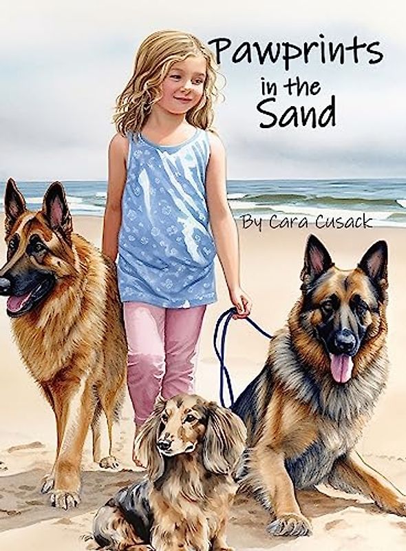 Pawprints in the Sand: a children's dog book, a girl and her dogs set out on a beach adventure!