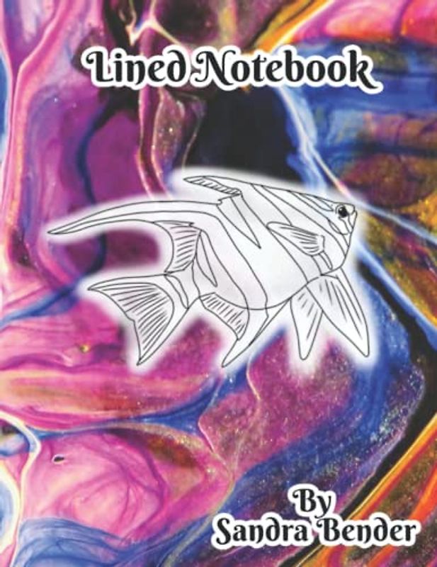 Cute Fish Lined Notebook 8.5 x 11 Inch 109 one sided lined pages: Cute lined Notebook 8.5 x 11 Inch 109 one sided lined pages