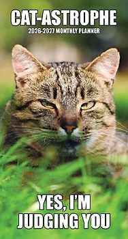 Cat-Astrophe 2-Year 2026-27 3.5 X 6.5 Monthly Pocket Planner