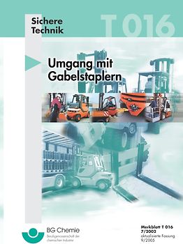 T 016 - Umgang mit Gabelstaplern