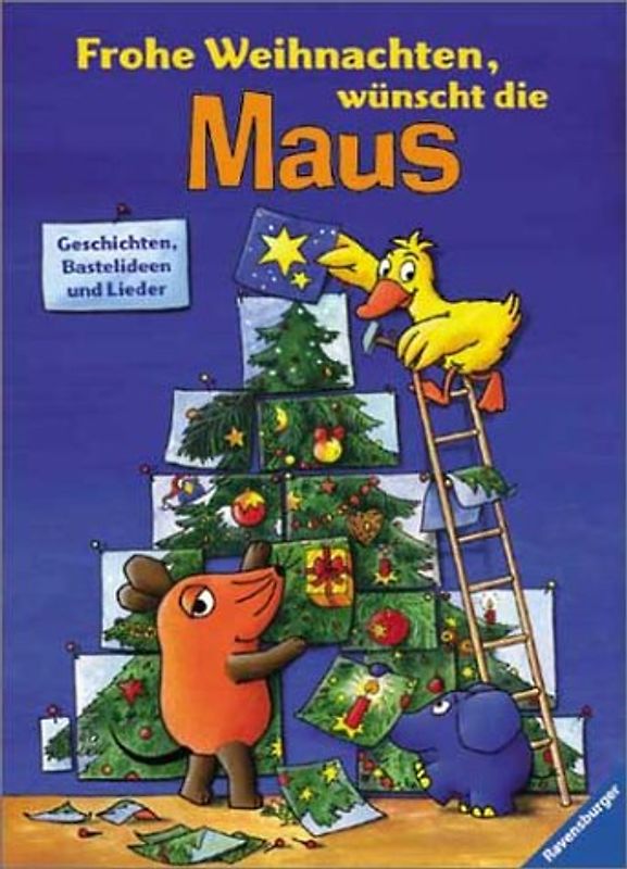 "Frohe Weihnachten", wünscht die Maus