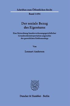 Der soziale Bezug des Eigentums.