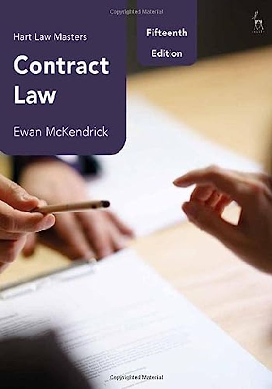Contract Law (Hart Law Masters)