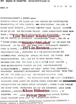 Eine Bremer Räuberpistole