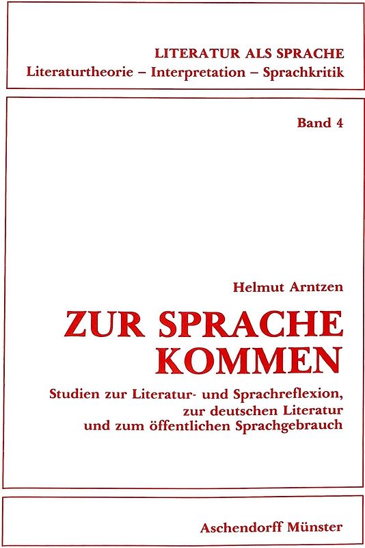 Zur Sprache kommen