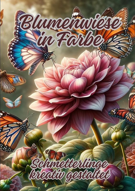 Blumenwiese in Farbe