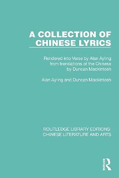 A Collection of Chinese Lyrics