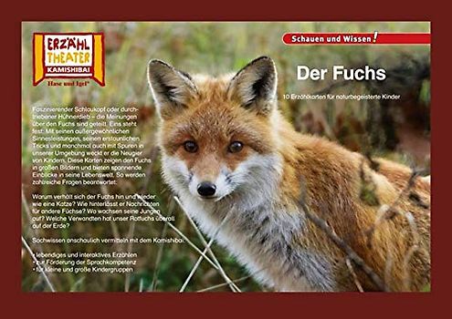 Der Fuchs / Kamishibai Bildkarten: 10 Fotobildkarten für das Erzähltheater