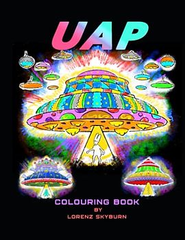 UAP colouring book of declassified Government's UFO drawings: Fun colouring book for any age