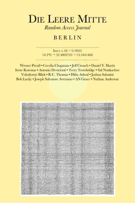 Die Leere Mitte: Issue 18 - 2023