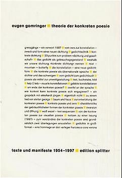 Theorie der konkreten Poesie, Gesamtwerk Band II