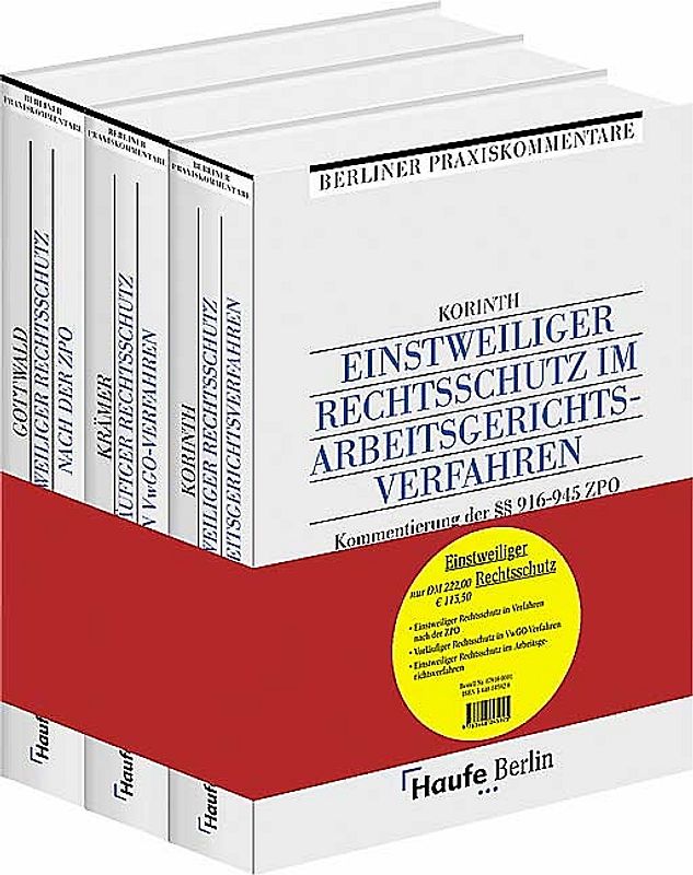 Einstweiliger Rechtsschutz