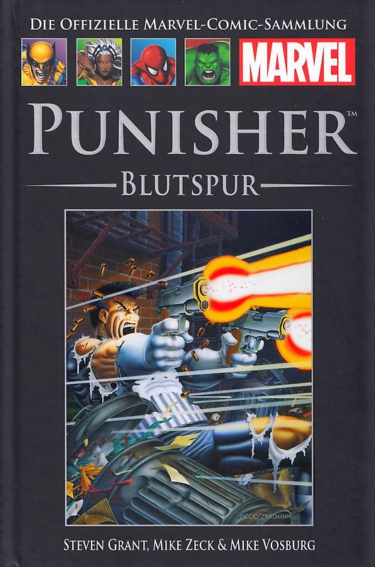 Die offizielle Marvel-Comic-Sammlung 8: Punisher: Blutspur -	 Steven Zeck [Gebundene Ausgabe]