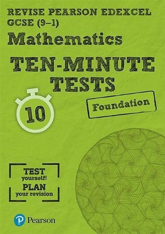 Pearson REVISE Edexcel GCSE Maths (Foundation) Ten-Minute Tests - for 2026, 2027 exams
