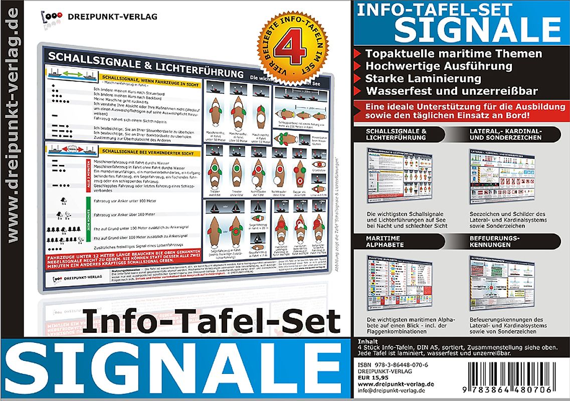 Info-Tafel-Set Signale. 4 beliebte Info-Tafeln im Set (DIN A5)