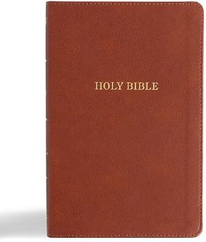 KJV Thinline Bible, Burnt Sienna Leathertouch