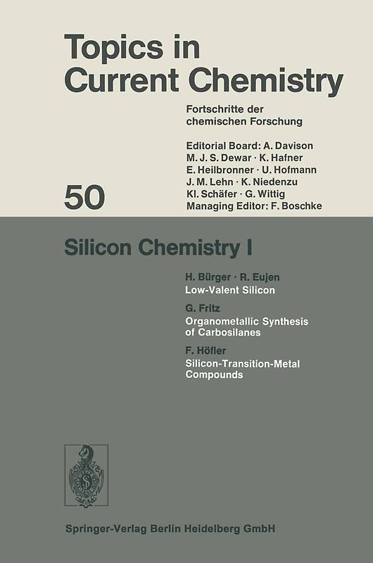 Silicon Chemistry I