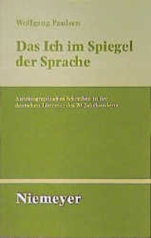 Das Ich im Spiegel der Sprache
